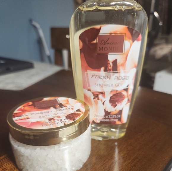 Other - Fresh rose shower gel & bath salt